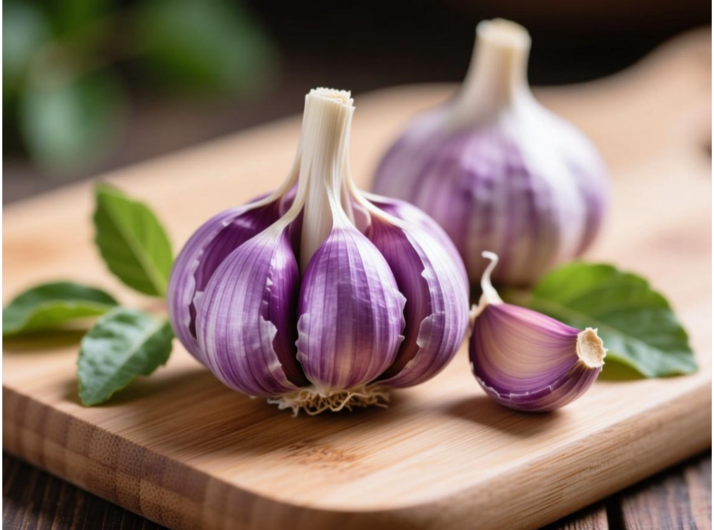 Organic Purple Garlic